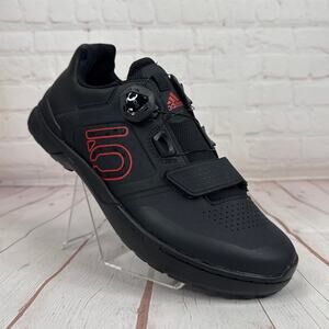 Adidas Five Ten Kestrel Pro BOA Mountain Bike Black Red Shoes Mens Sz 7.5 BC0635